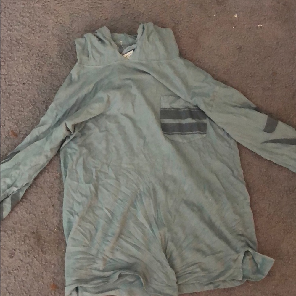 Pink hooded long sleeve